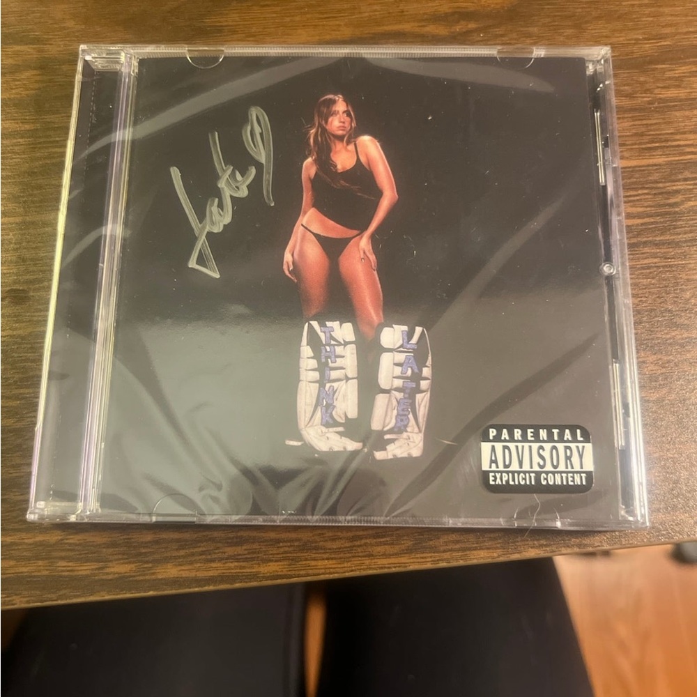 Signed THINK LATER CD